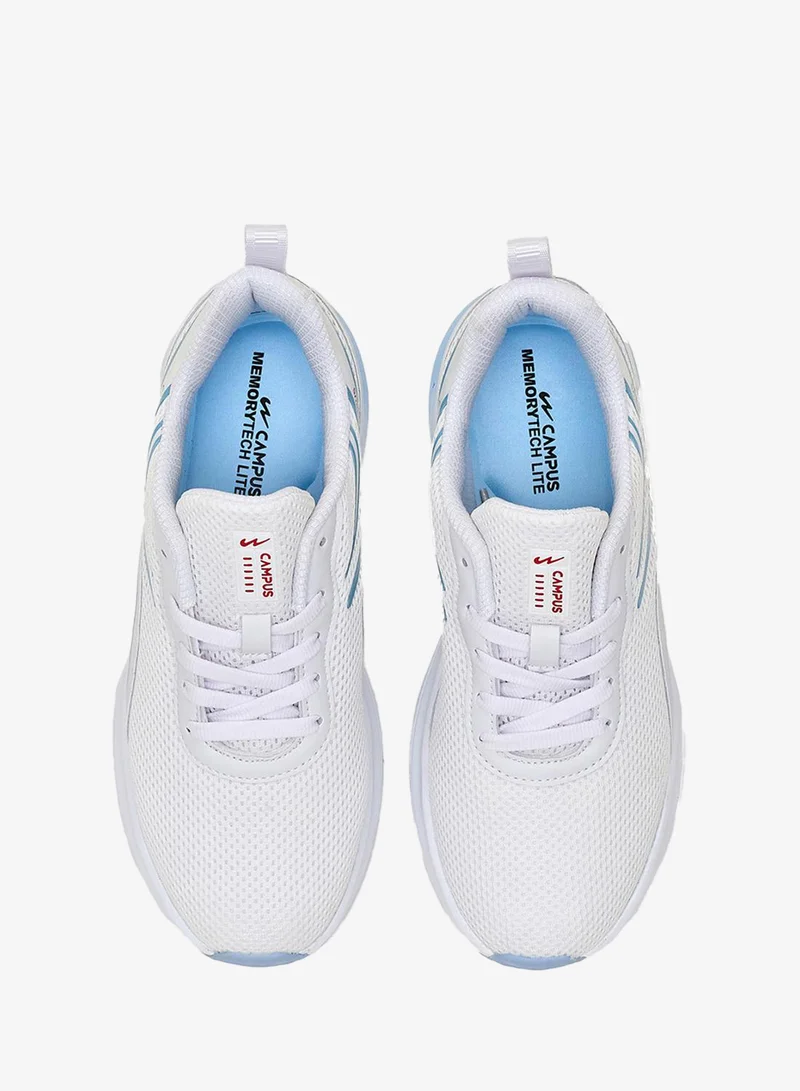 CAMPUS Wht/L.Sky Women’s Low Top Sneakers – Cool Urban Design with Memory Foam for All-Day Comfort for Women | Best Price UAE